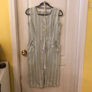 Vintage 1950s Summer Dress with Belt